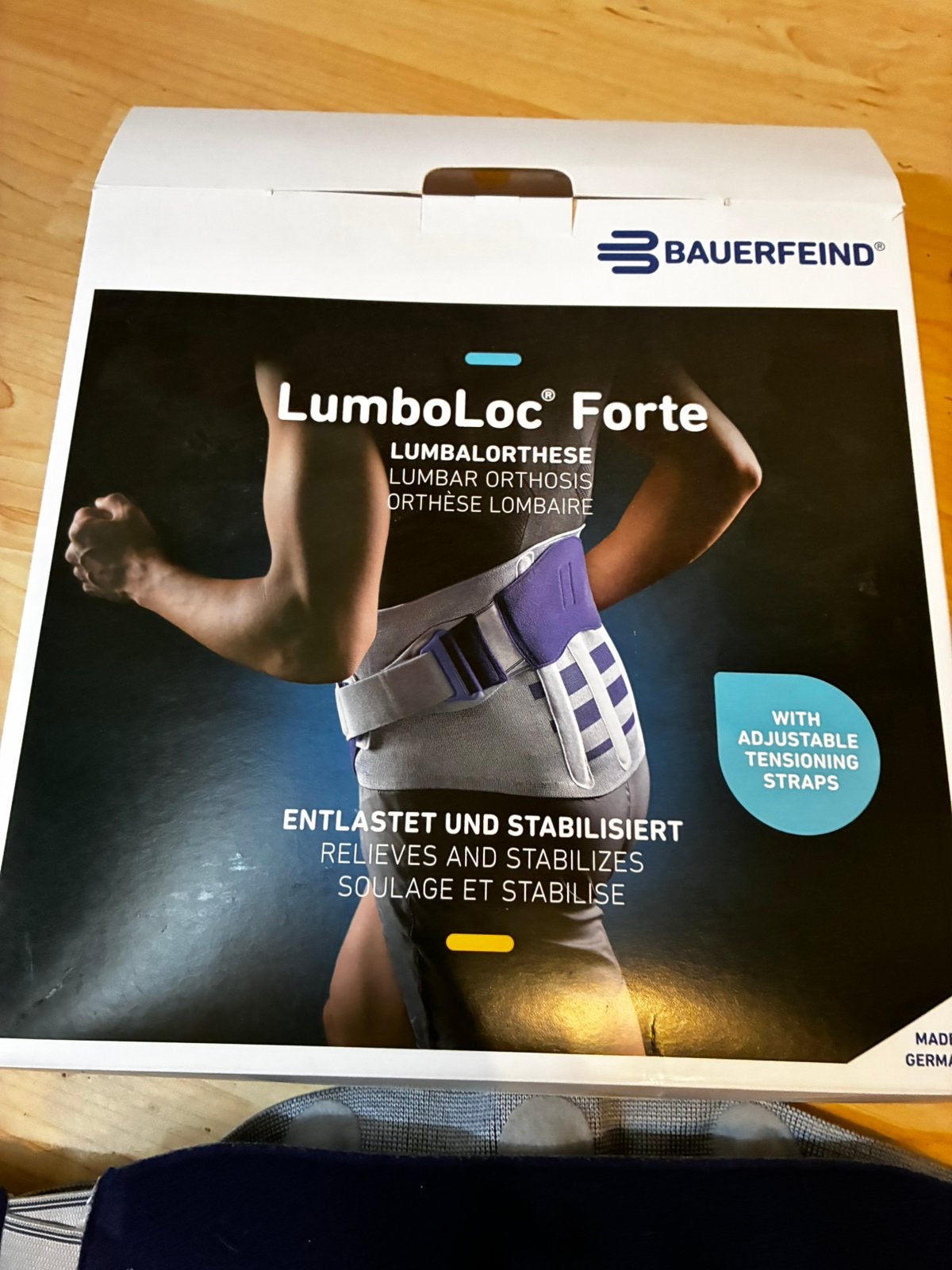 Bauerfeind lumboLoc Forte rugbrace, Ophalen of Verzenden, Zo goed als nieuw