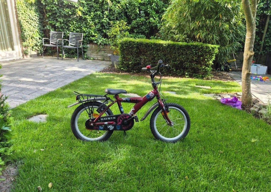 Batavus kinderfiets 16 inch - Gebruikt, Fietsen en Brommers, Fietsen | Kinderfietsjes, Ophalen, Terugtraprem, Batavus, 16 tot 20 inch