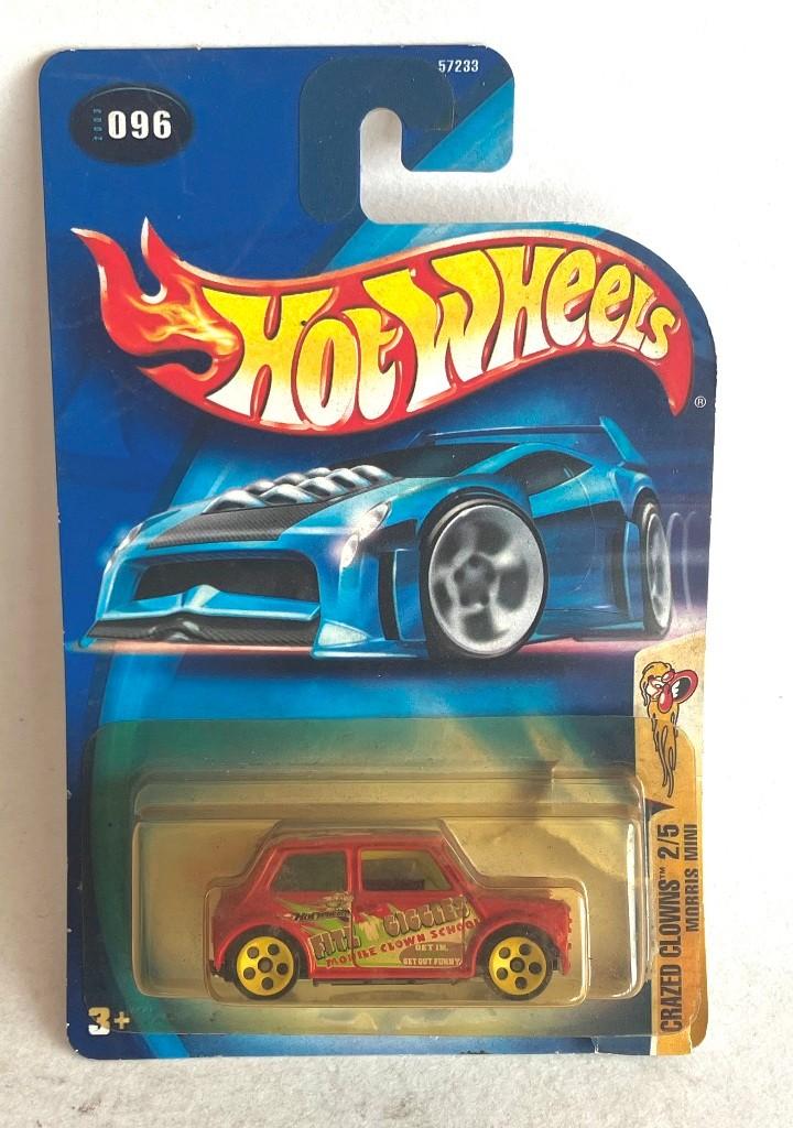Mini Crazed Clowns Hot Wheels 2003 short card., Ophalen, Zo goed als nieuw, Auto