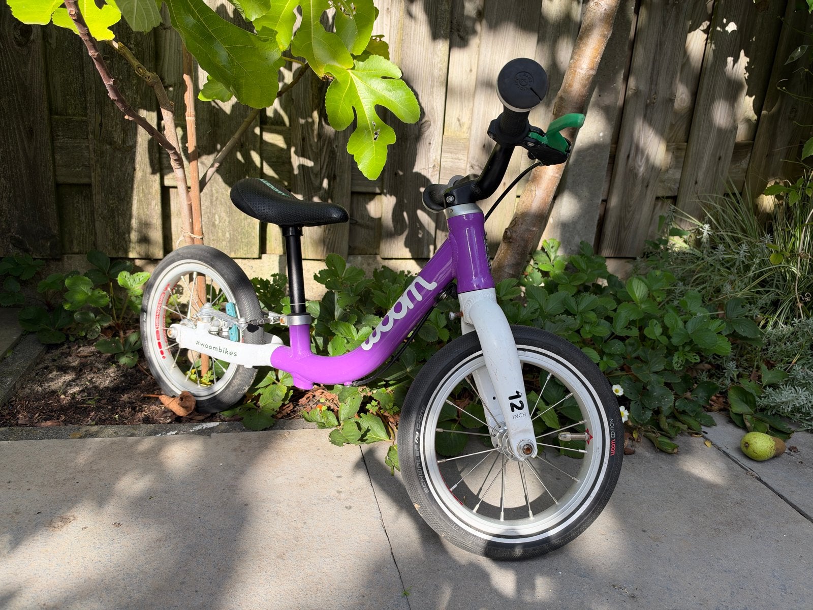 Woom 1 Loopfiets - Perfect om te leren fietsen!, Ophalen, Gebruikt, Velgrem, Minder dan 16 inch