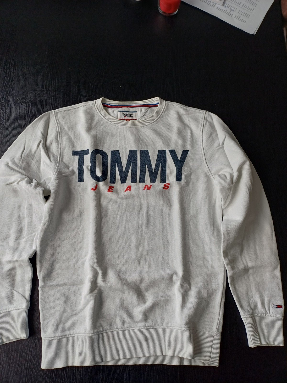 Tommy Jeans sweater - Maat XS, Kleding | Heren, Truien en Vesten, Wit, Ophalen of Verzenden, Zo goed als nieuw, Tommy Jeans