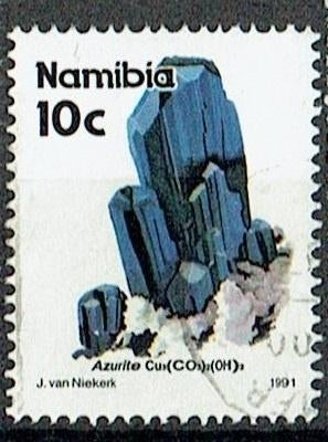 Namibie 1991 Mineraal, Verzenden, Gestempeld, Dier of Natuur
