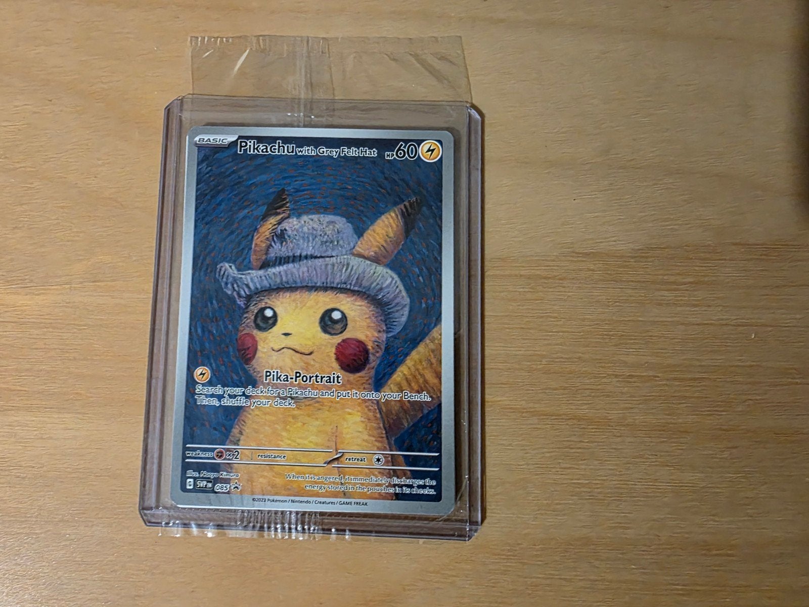Pokemon pikachu van gogh kaart sealed, Ophalen of Verzenden