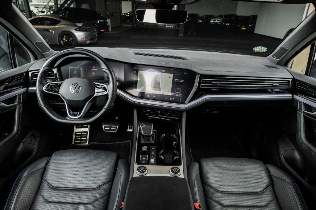 Volkswagen Touareg 3.0 TSi 4M R (bj 2021, automaat), Auto's, Volkswagen, 12 maanden, Gebruikt, 2995 cc, Blauw