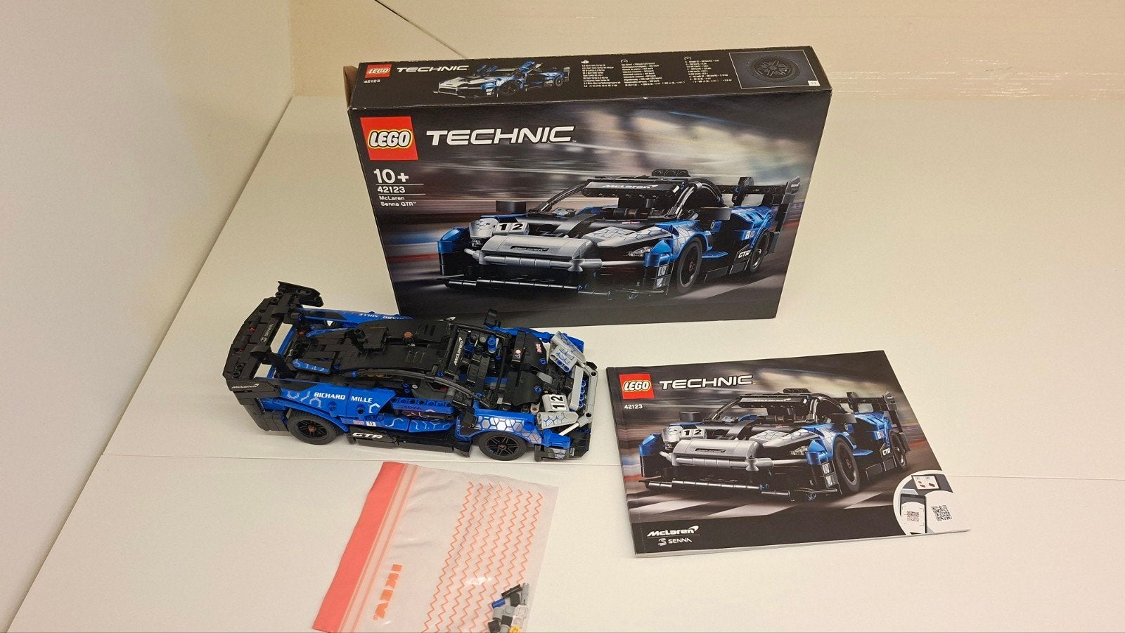 Lego technic 42123 McLaren Senna GTR, Lego, Ophalen of Verzenden, Zo goed als nieuw, Compleet