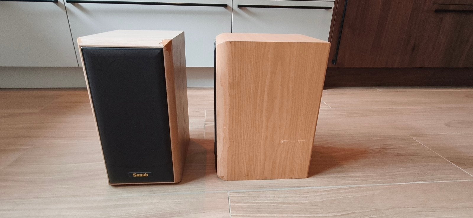 Sonab C-26 Vintage Zweedse Luidsprekers, Ophalen, Gebruikt, Stereo speakers, Overige merken