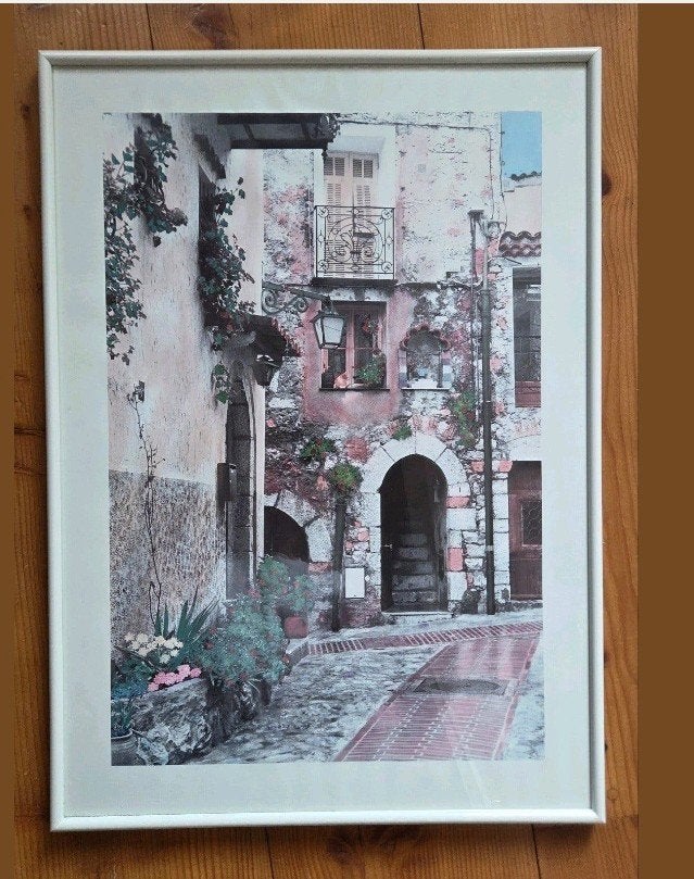 Grote, witte wissellijst, fotolijst, lijstwerk voor poster, Ophalen, Gebruikt, Wit, Wissellijst