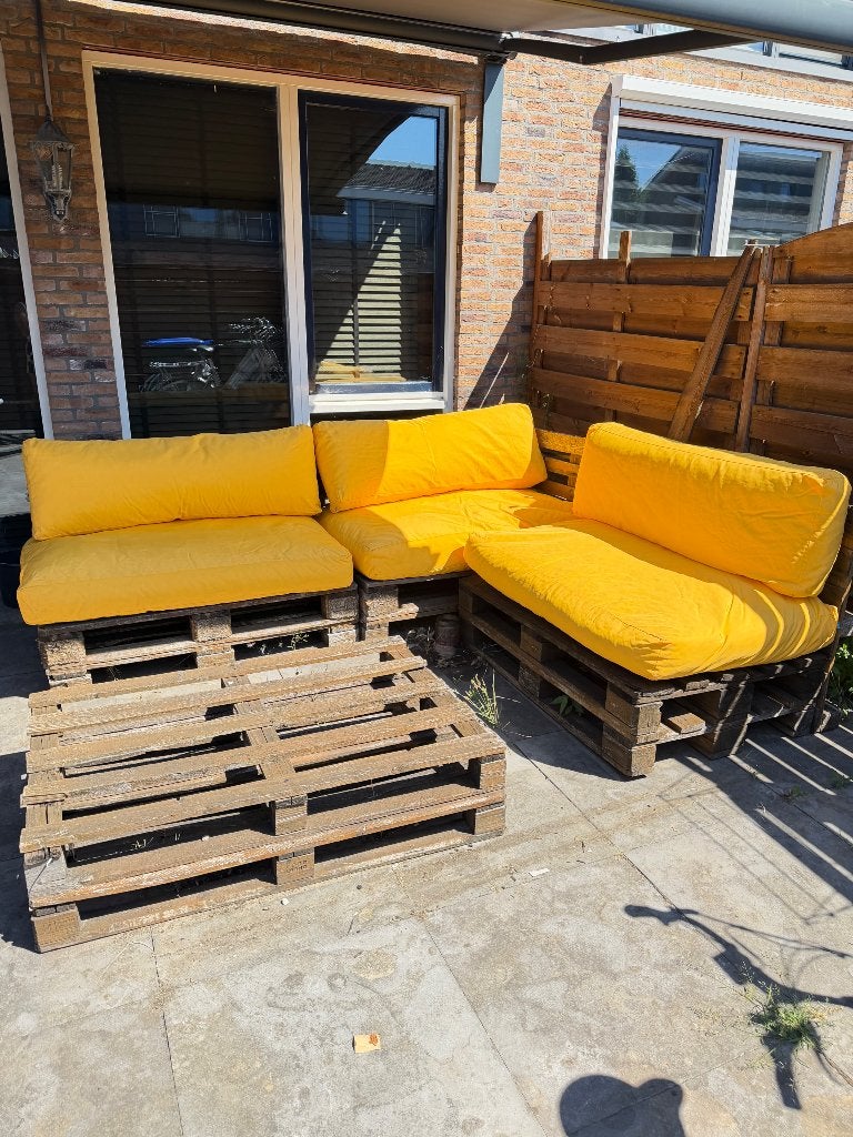 Pallet kussens, Tuin en Terras, Tuinmeubel-accessoires, Ophalen, Zo goed als nieuw