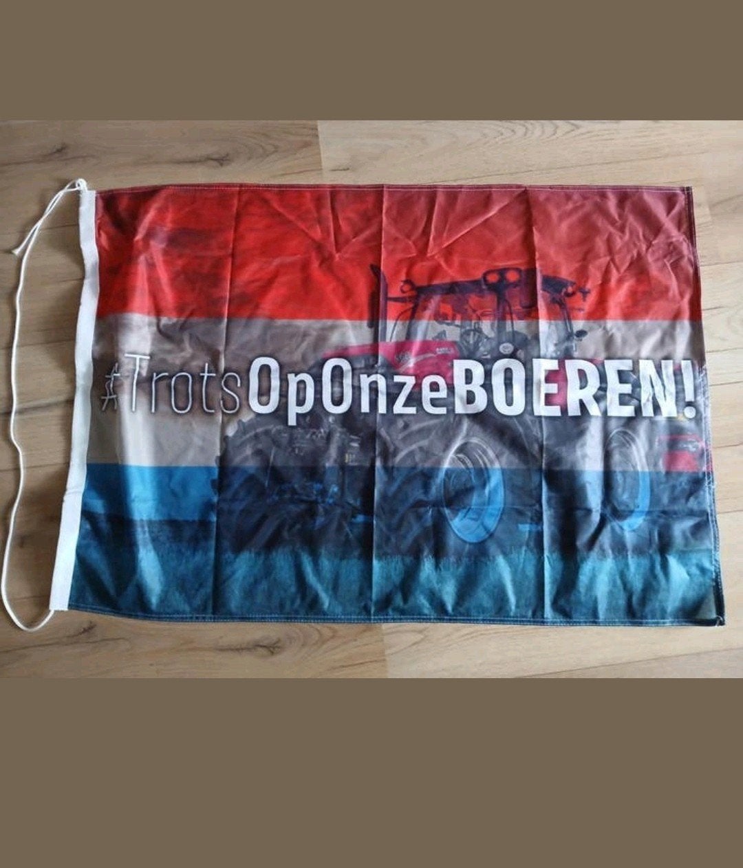 Vlag trots op de boer, Ophalen, Gebruikt