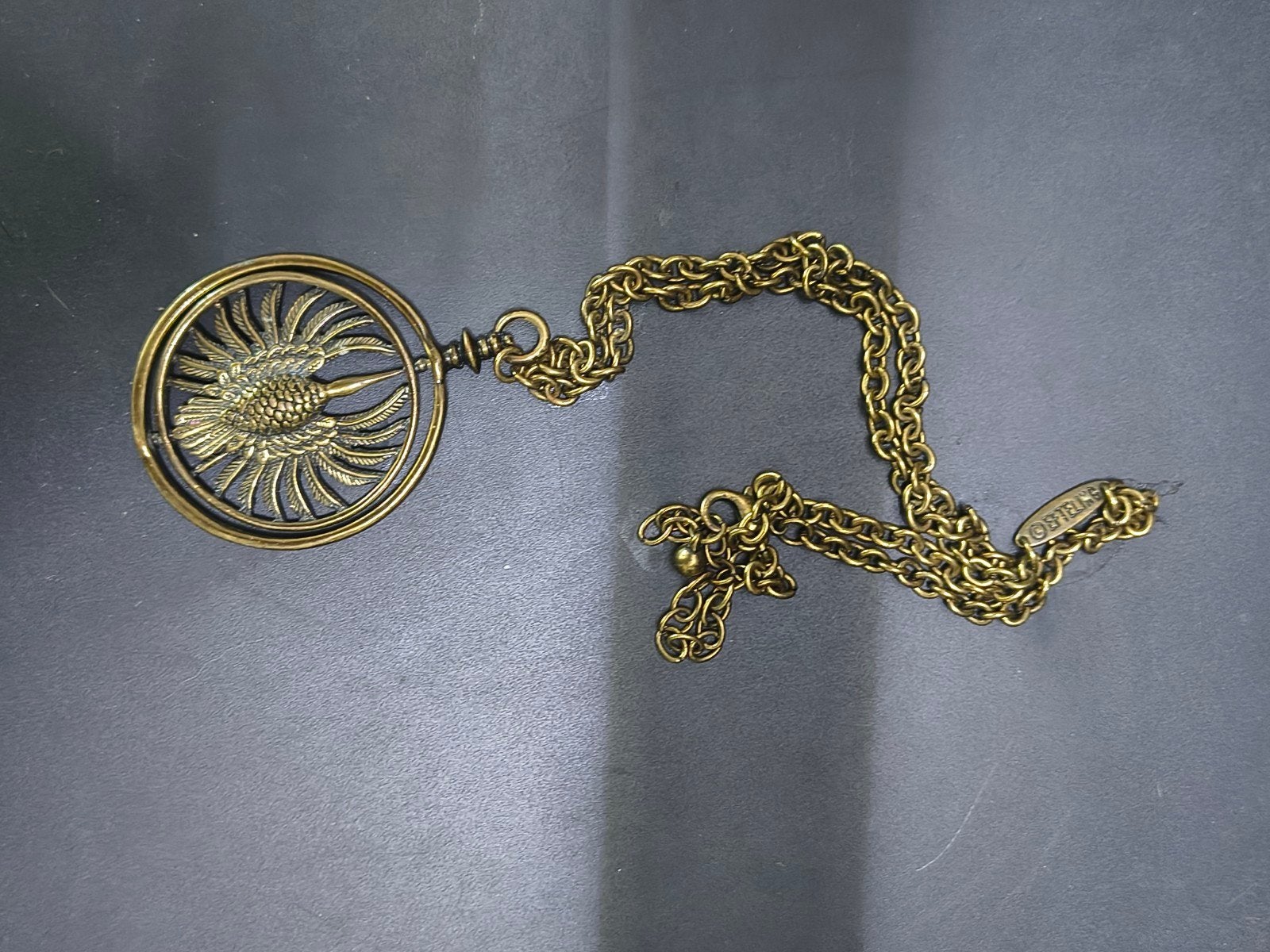 Raven ketting van Raveleijn - Efteling, Gebruikt, Ophalen of Verzenden, Goud, Overige materialen