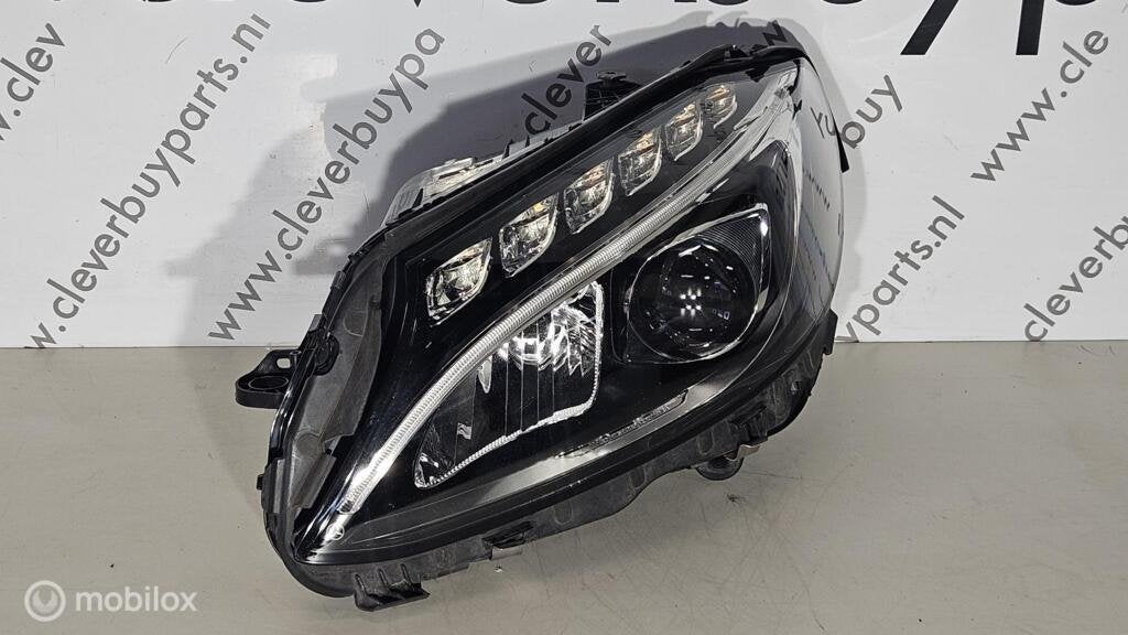 Koplamp origineel led C-klasse W205 ('14->) A2059063703, Gebruikt, Mercedes-Benz, Ophalen of Verzenden