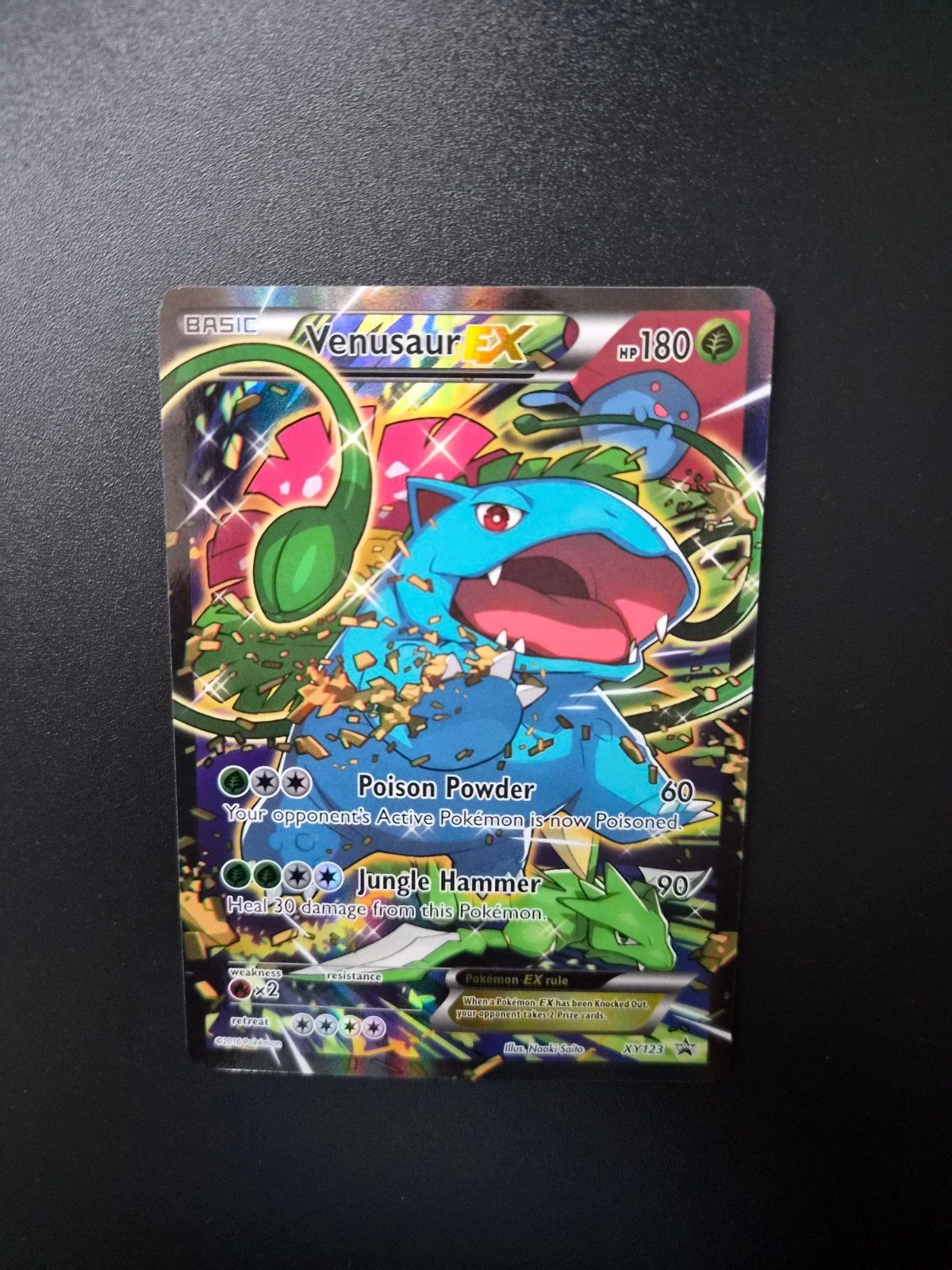 Venusaur XY123 Pokemon Promo, Hobby en Vrije tijd, Verzamelkaartspellen | Pokémon, Ophalen of Verzenden, Zo goed als nieuw, Booster