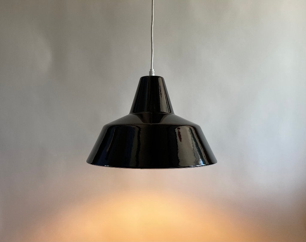Louis Poulsen Fabriekslamp type 19540, Ophalen, Metaal, Minder dan 50 cm