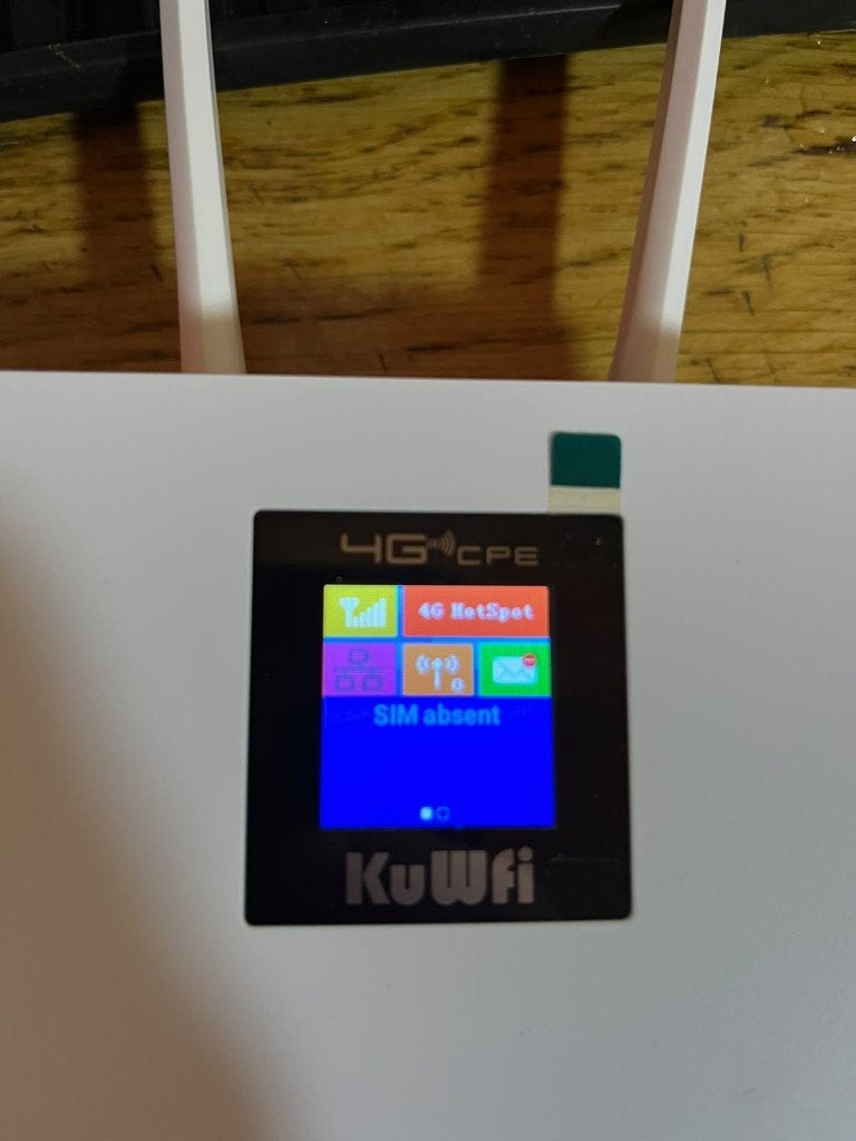 KuWFi 4G sim-router, Ophalen of Verzenden, Zo goed als nieuw, Router, KuWfi