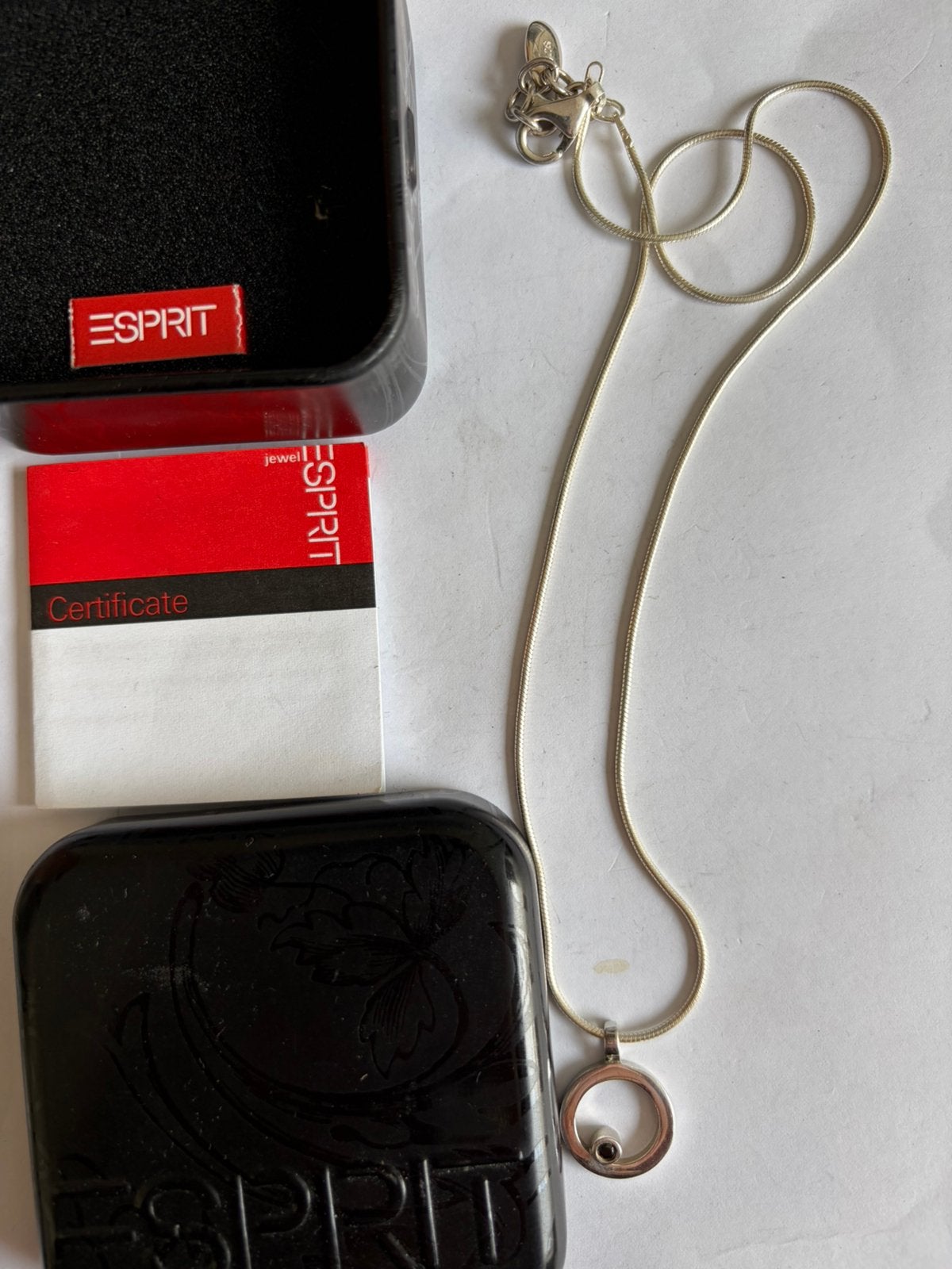 Zilveren ketting Esprit, Sieraden, Tassen en Uiterlijk, Kettingen, Ophalen of Verzenden, Zo goed als nieuw, Zilver