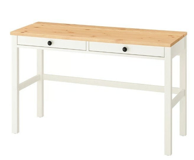 Gezocht Hemnes bureau of vergelijkbaar, Gebruikt, 120 cm, Ophalen of Verzenden, IKEA
