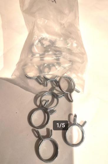 12 SLANGEN KLEMMEN 25 MM, Ophalen of Verzenden, Nieuw