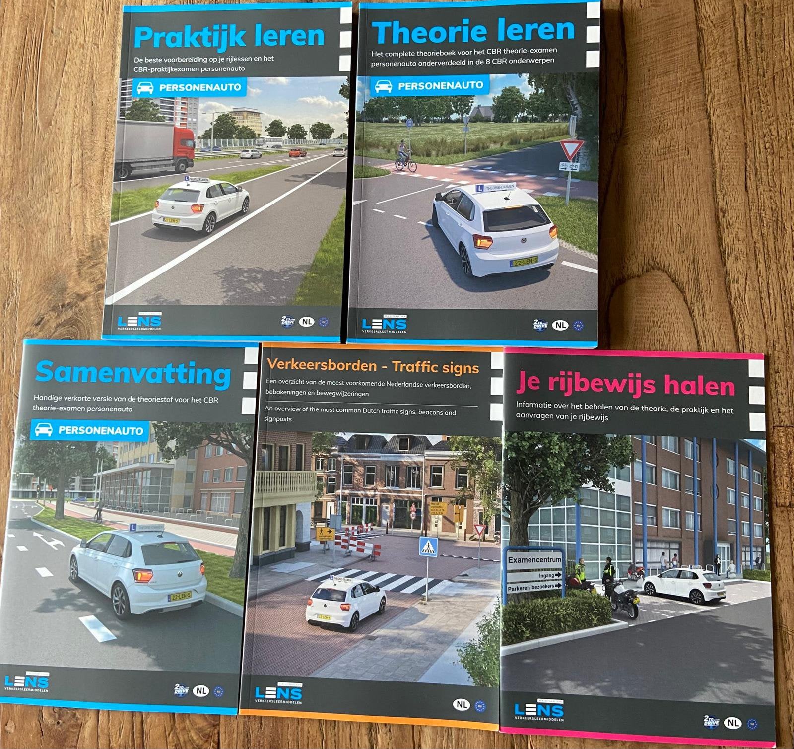 Compleet 5-delig Auto Theorie & Praktijk Boekenpakket, Ophalen of Verzenden, Alpha, Zo goed als nieuw, Niet van toepassing