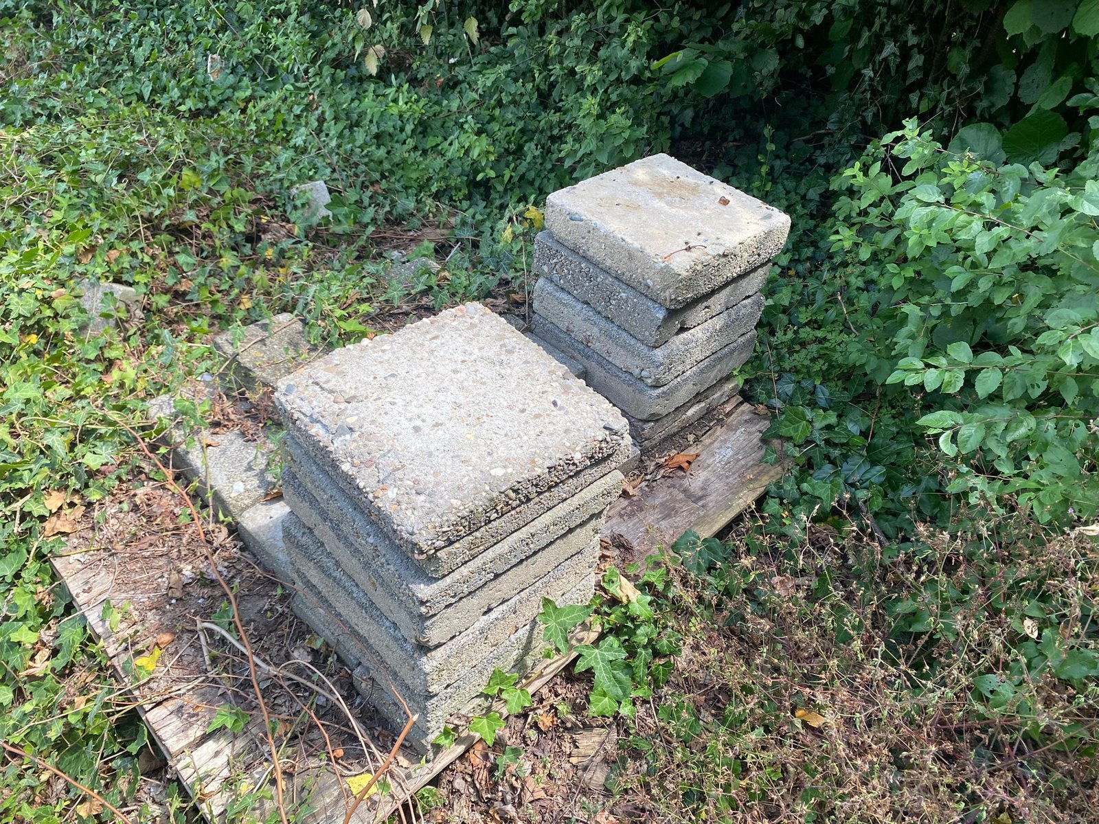 Diverse tegels, Ophalen, Gebruikt, Beton, Terrastegels
