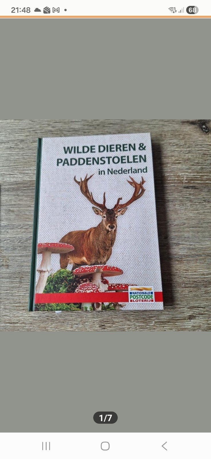 wilde dieren en paddenstoelen in Nederland met veldgids, Boeken, Ophalen of Verzenden, Nieuw, Natuur algemeen