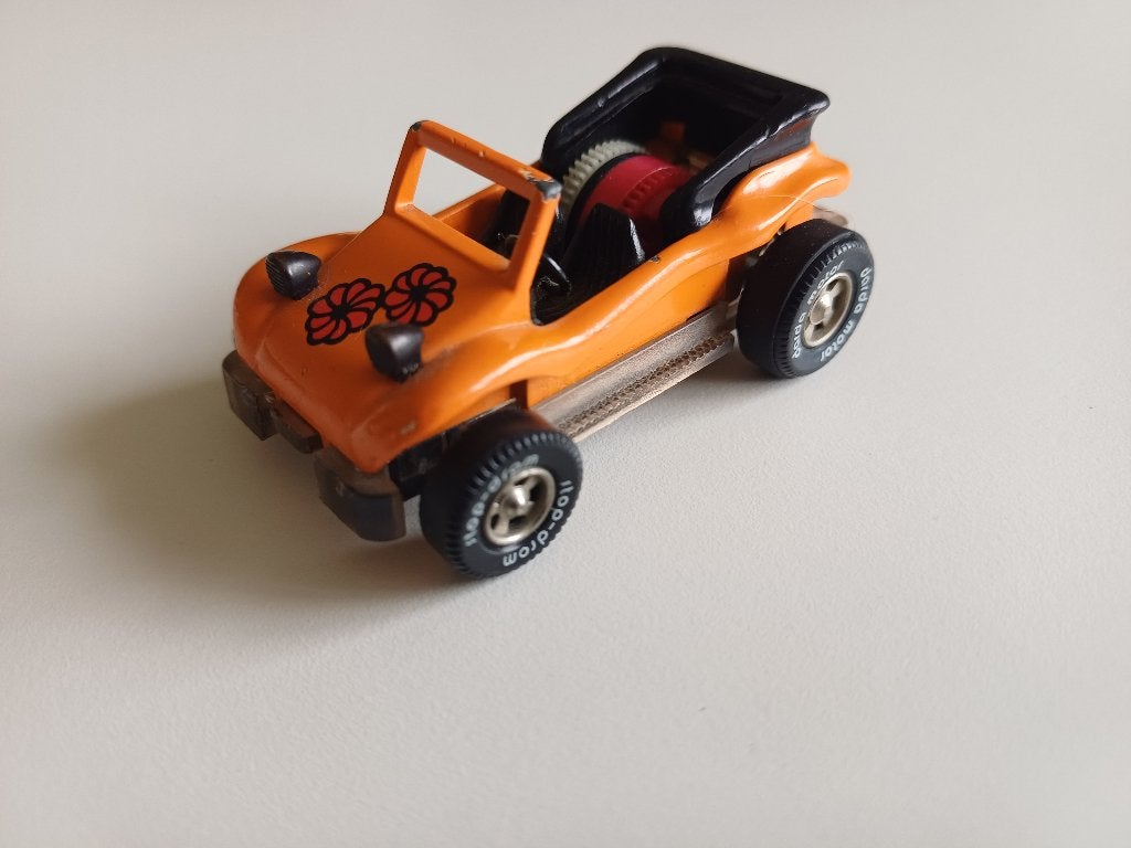 Vintage Darda buggy oranje cabriolet nette staat, Kinderen en Baby's, Overige merken, Gebruikt, Onderdelen, Opwindmechanisme