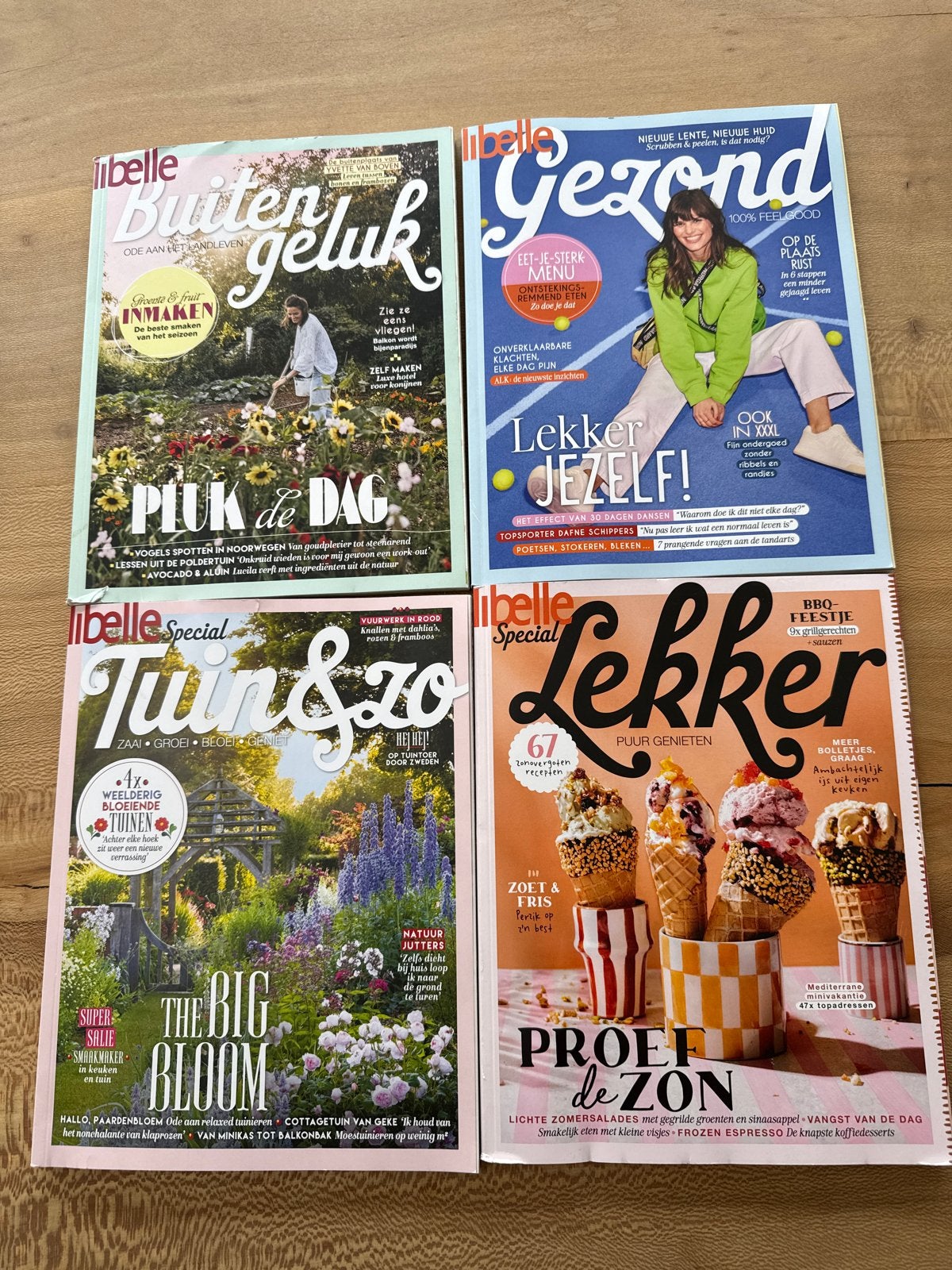 Libelle Tijdschriften - 4 Stuks: Buiten Geluk, Gezond, Tuin, Ophalen of Verzenden, Zo goed als nieuw, Damesbladen