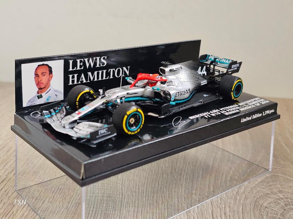 Mercedes W10, L. Hamilton, Winner GP Monaco 2019. *NIEUW*, Ophalen of Verzenden, Nieuw, Auto, MiniChamps
