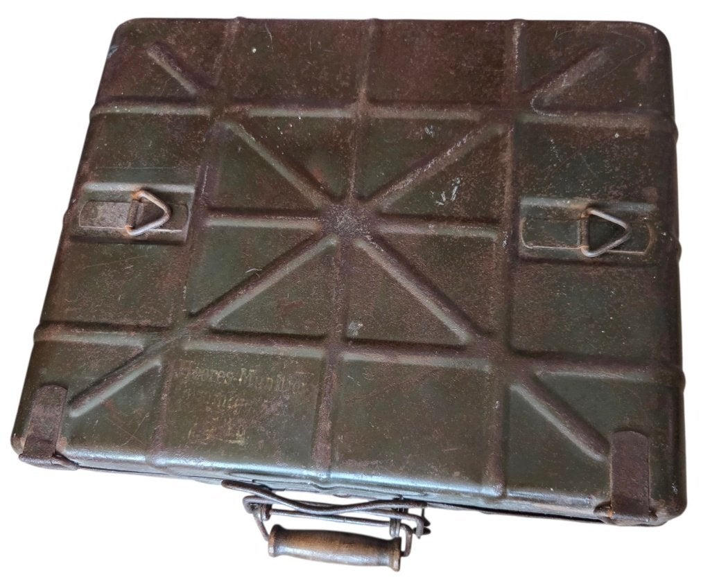 duitse ww2 steel box, Ophalen of Verzenden, Duitsland