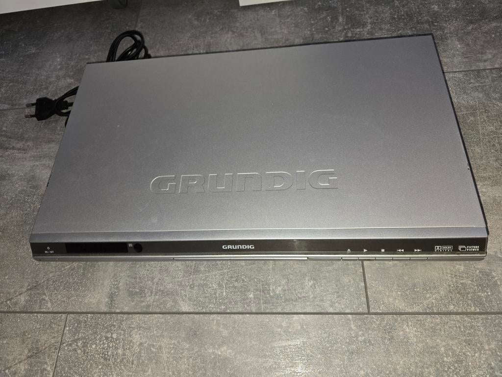 Te koop! Grundig DVD-speler - Zilver, Ophalen, Gebruikt, Dvd-speler, Overige merken