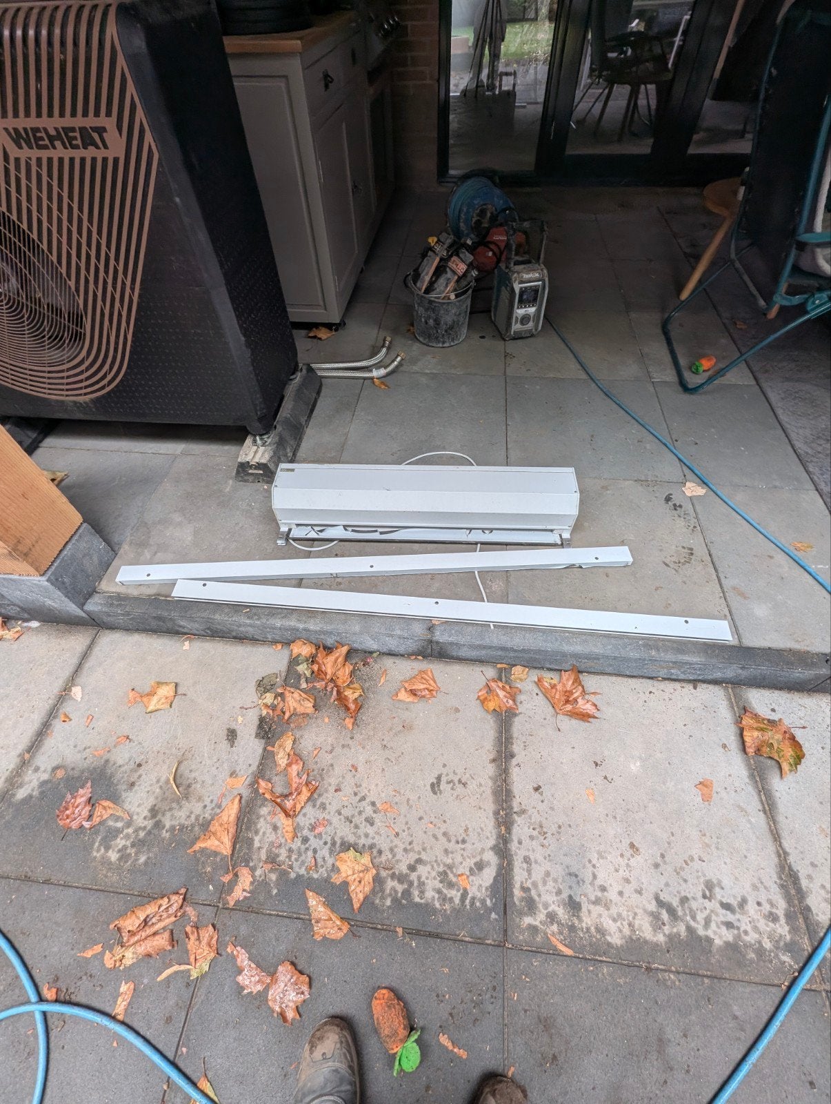 2x Rolluik elektrisch, Ophalen, Gebruikt, Elektrische bediening, Wit