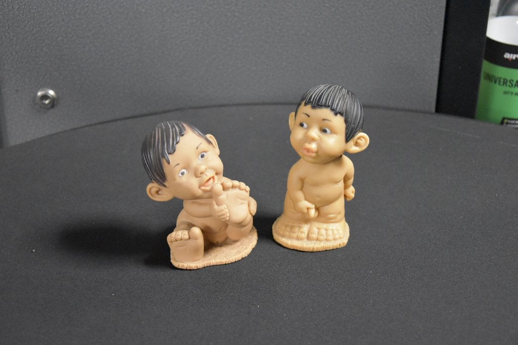 Vintage collectable Joimy figuren boy & girl, Ophalen of Verzenden, Zo goed als nieuw