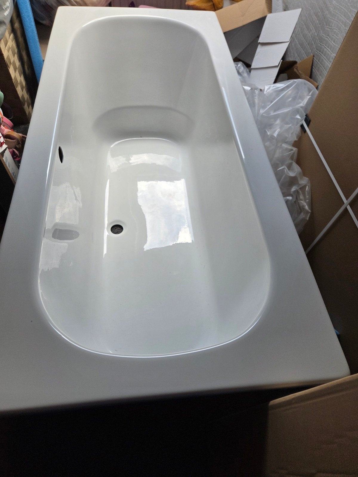 Nieuw inbouwbad - ongebruikt, Doe-het-zelf en Verbouw, Sanitair, Ophalen of Verzenden, Nieuw, Bad