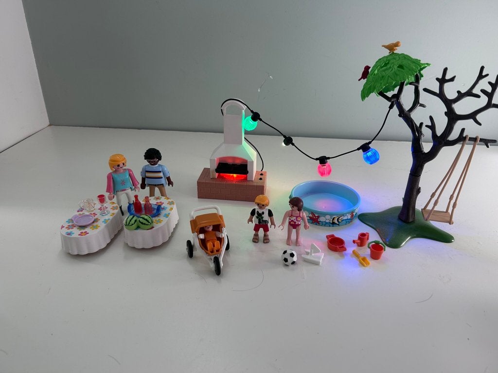 Playmobil 9272 Familiefeest met barbecue, Gebruikt, Complete set, Overige typen, Ophalen of Verzenden