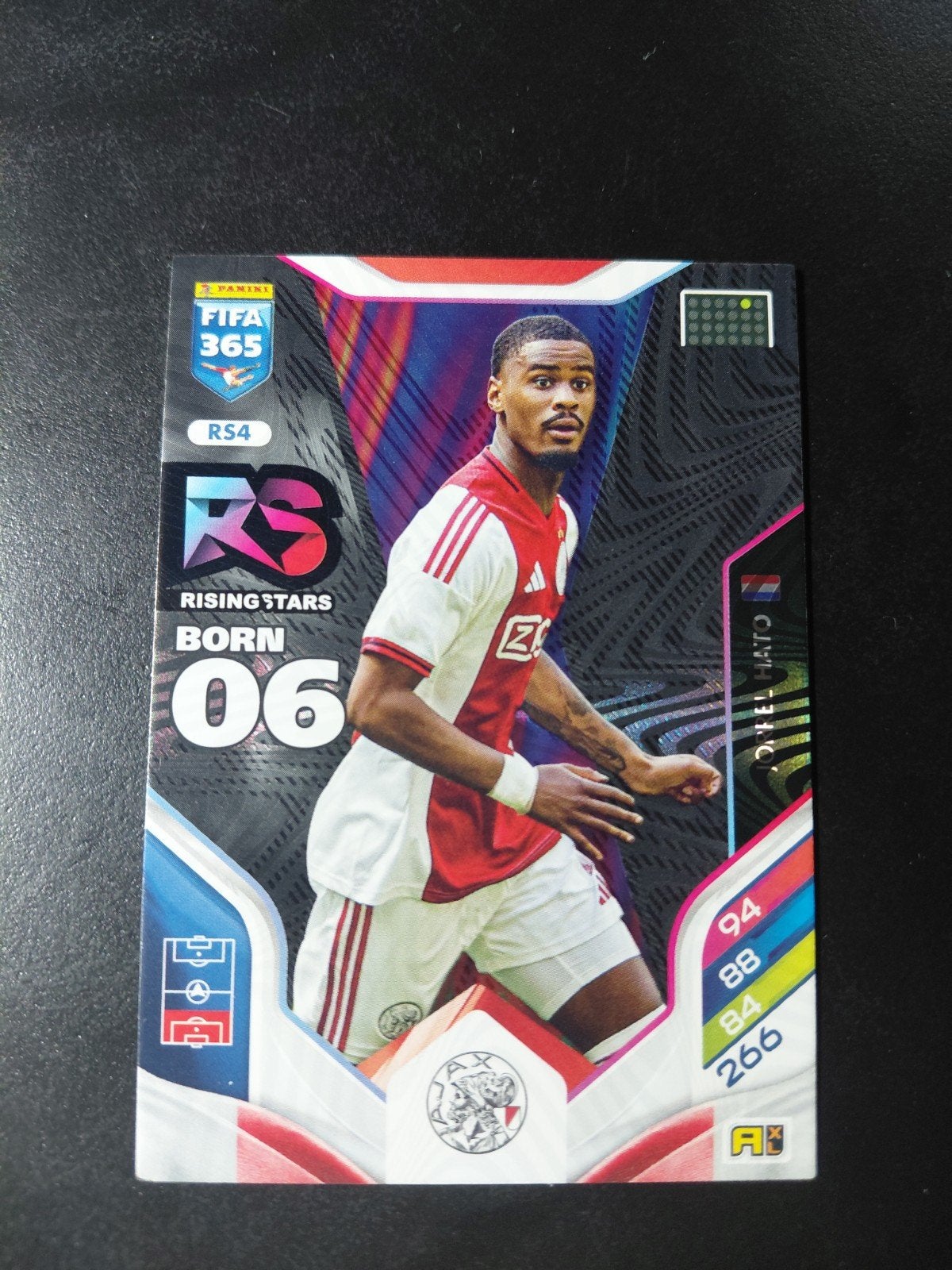 jorrel hato (afc ajax) rising star panini, Verzamelen, Sportartikelen en Voetbal, Ophalen of Verzenden, Nieuw, Ajax, Poster, Plaatje of Sticker