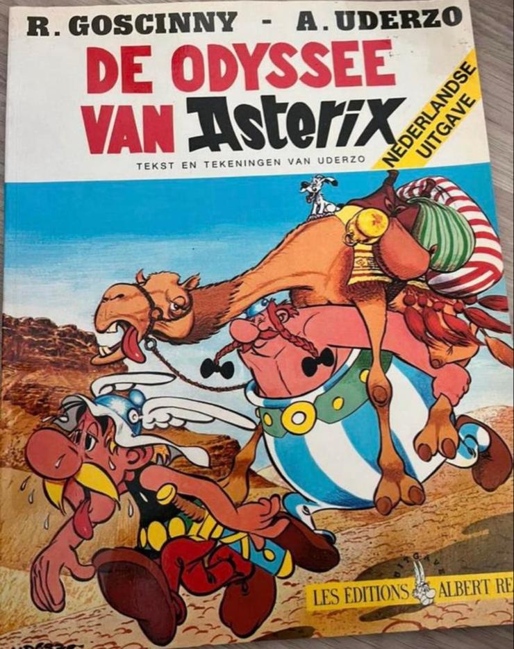 Asterix en Obelix - De Odyssee van Asterix (Nederlandse uitg, Eén stripboek, Ophalen of Verzenden, Gelezen
