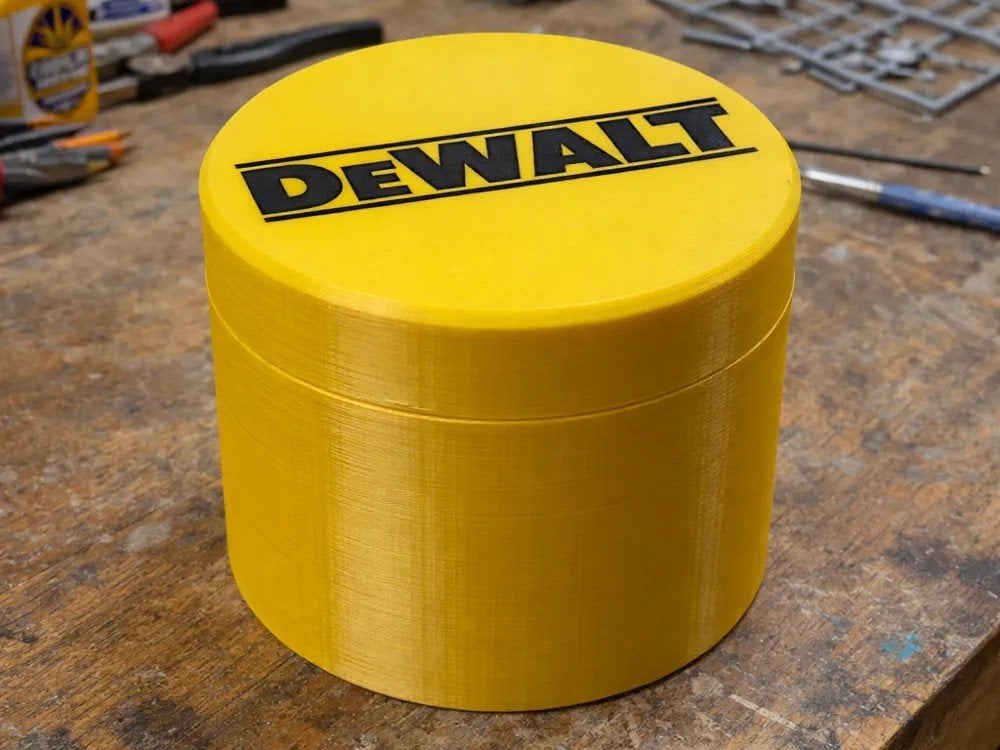 3D geprinte DeWalt schroeven box - geel of zwart, Ophalen of Verzenden, Nieuw