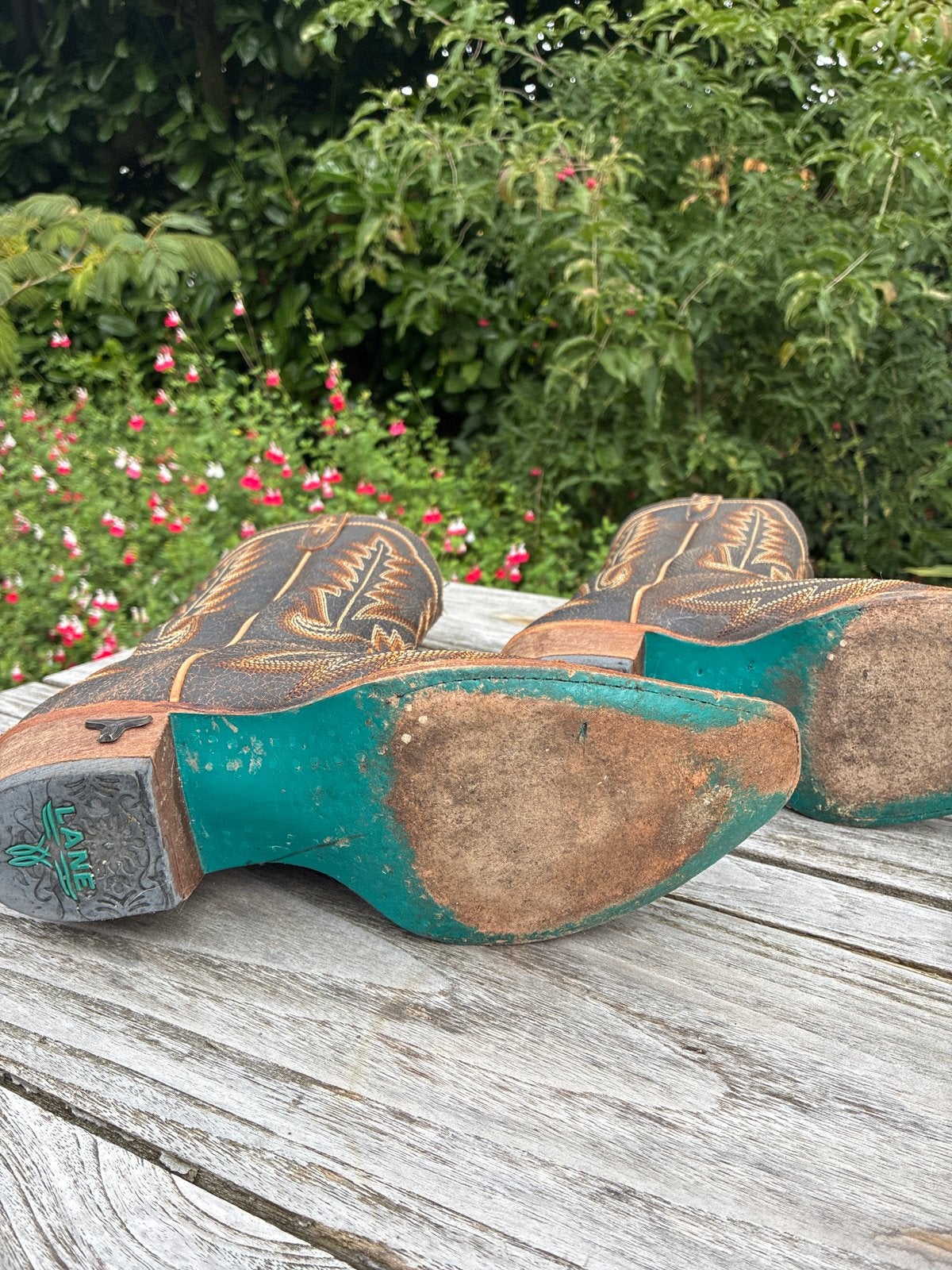 Foto 8 van Handgemaakte leren cowboylaarzen Boots by M maat 39
