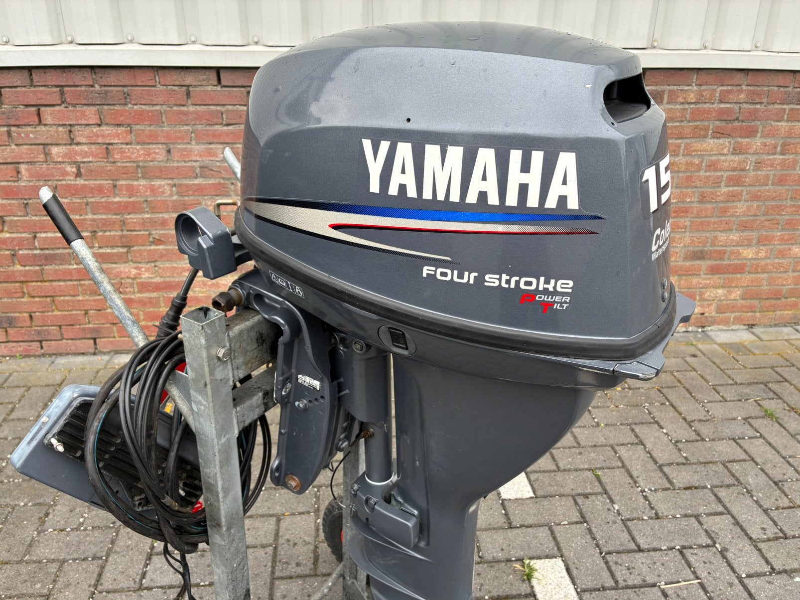 Yamahs 15 pk 4 takt , nette staat, powertrim. Vaarklaar !, Gebruikt, Grand, 15 pk, Peddels