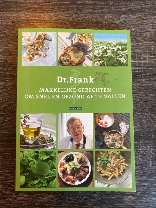 Dr. Frank: Makkelijke gerechten  snel en gezond afvallen, Ophalen of Verzenden, Zo goed als nieuw, Dieet en Voeding, Dr. Frank van Berkum
