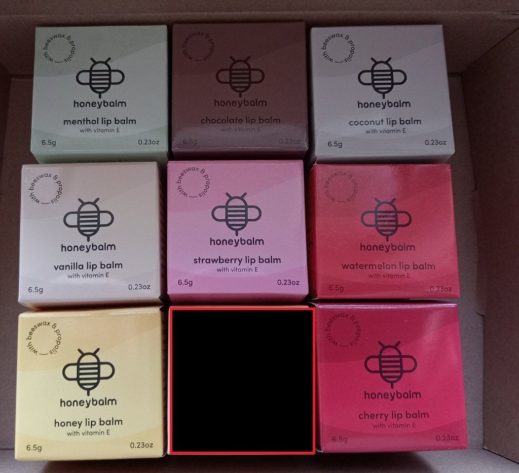 Honeybalm lipbalsem (8 potjes), Sieraden, Tassen en Uiterlijk, Uiterlijk | Mondverzorging, Nieuw, Lipbalsem, Ophalen of Verzenden