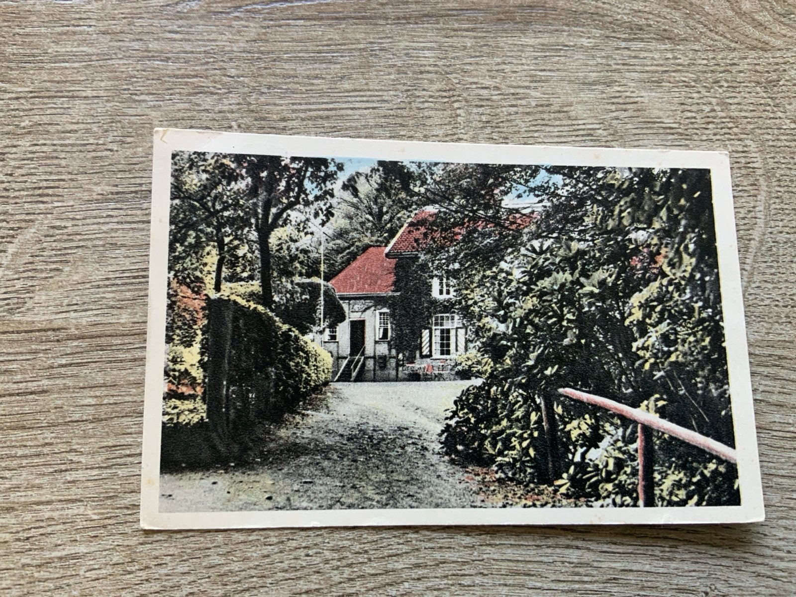 Oude ansichtkaart Hotel Het Montferland met jachtkamer, Ophalen of Verzenden, 1940 tot 1960, Gelopen
