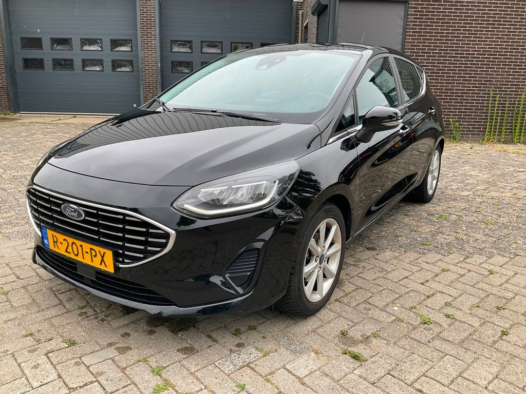 Ford Fiesta 1.0 EcoBoost Hybrid Titanium 2022 AUTOMAAT, Auto's, Ford, Gebruikt, Zwart, Origineel Nederlands, Bedrijf