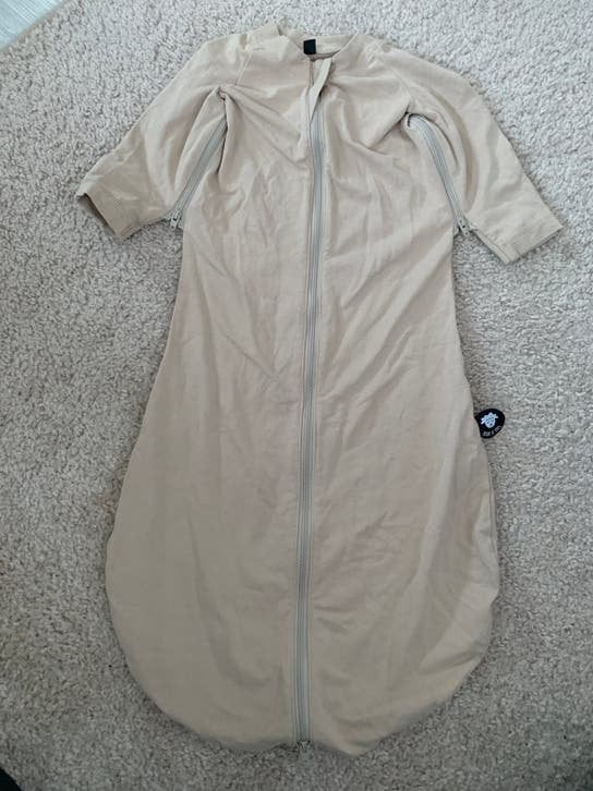 Fedde & Kees bundi Slaapzak 4-8M (68/74) Beige, Kinderen en Baby's, Ophalen, Fedde & Kees, Zo goed als nieuw, Beige