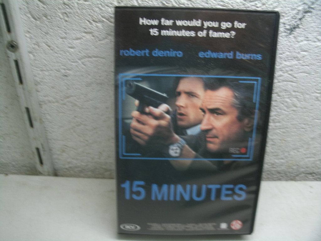 vhs 254b 15 minutes, Vanaf 16 jaar, Ophalen of Verzenden, Zo goed als nieuw, Actie en Avontuur