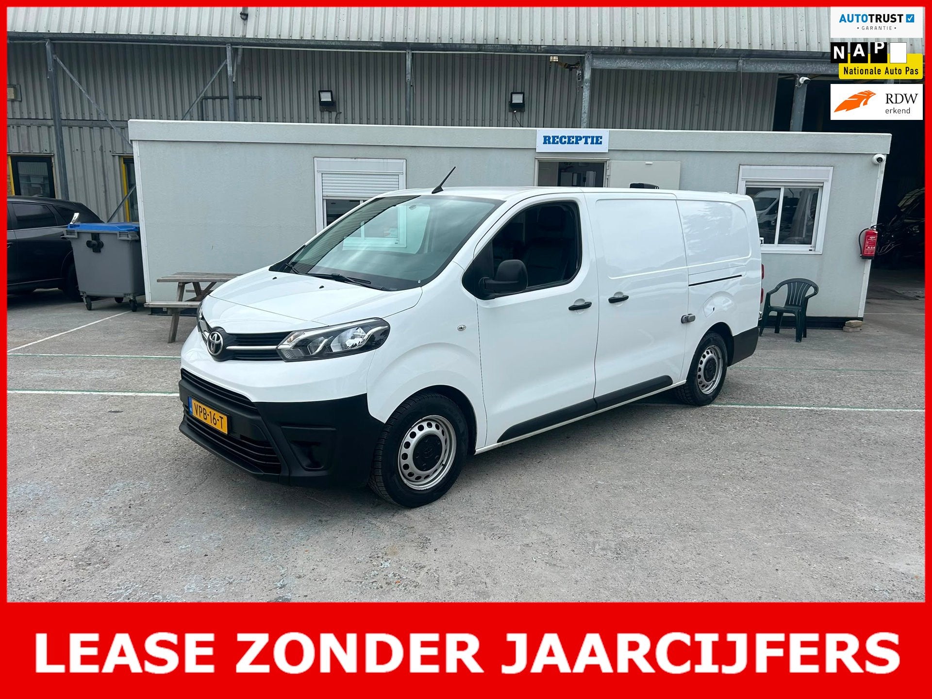 Toyota PROACE Worker 2.0 D-4D long kast inrichting, Auto's, Stof, Gebruikt, Euro 6, 4 cilinders