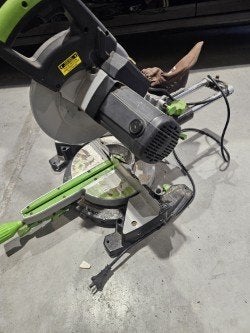 Evolution afkortzaag – 2000W – bouwjaar 2016, Ophalen, Evolution, Gebruikt, Afkortzaag