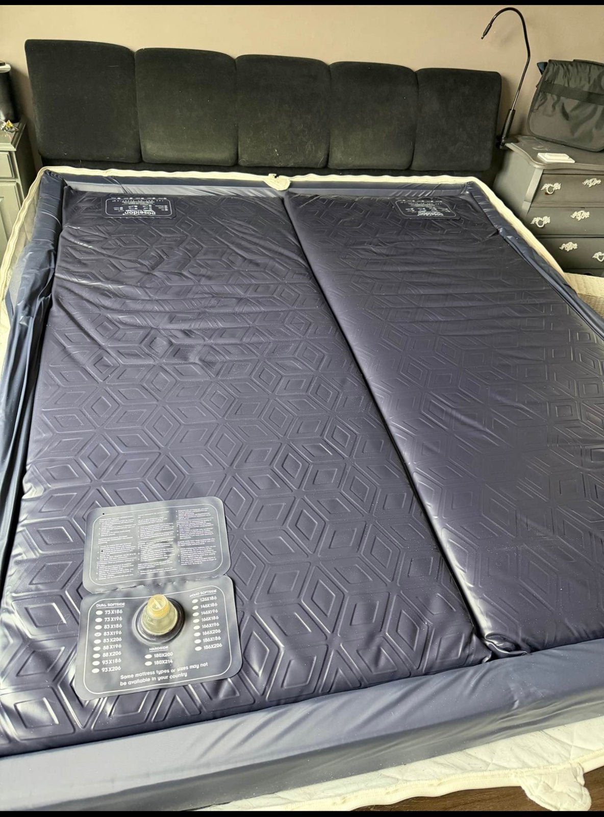 Poseidon waterbed 180x210, Huis en Inrichting, Ophalen, Tweepersoons, Zo goed als nieuw, 180 cm