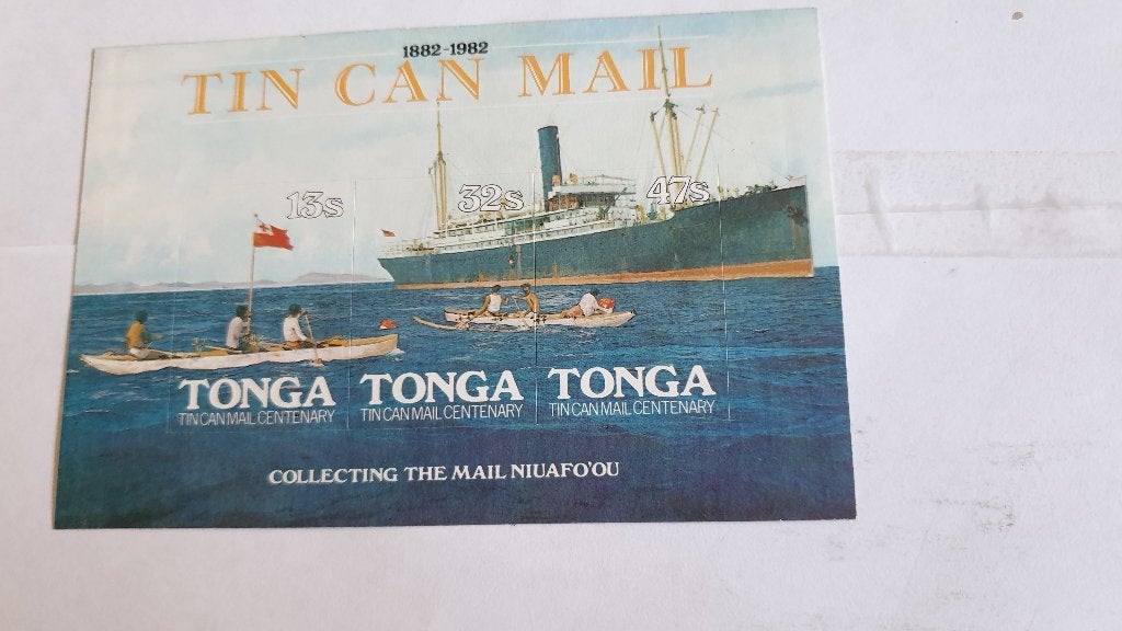 1446 tonga tin can mail island niuafoou, Verzenden