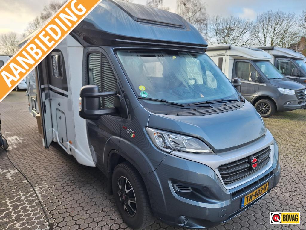 Bürstner Ixeo TL 680 XLL BED 2018 211CM UNIEK, Caravans en Kamperen, Fiat, Bedrijf, Bürstner, Tot en met 4