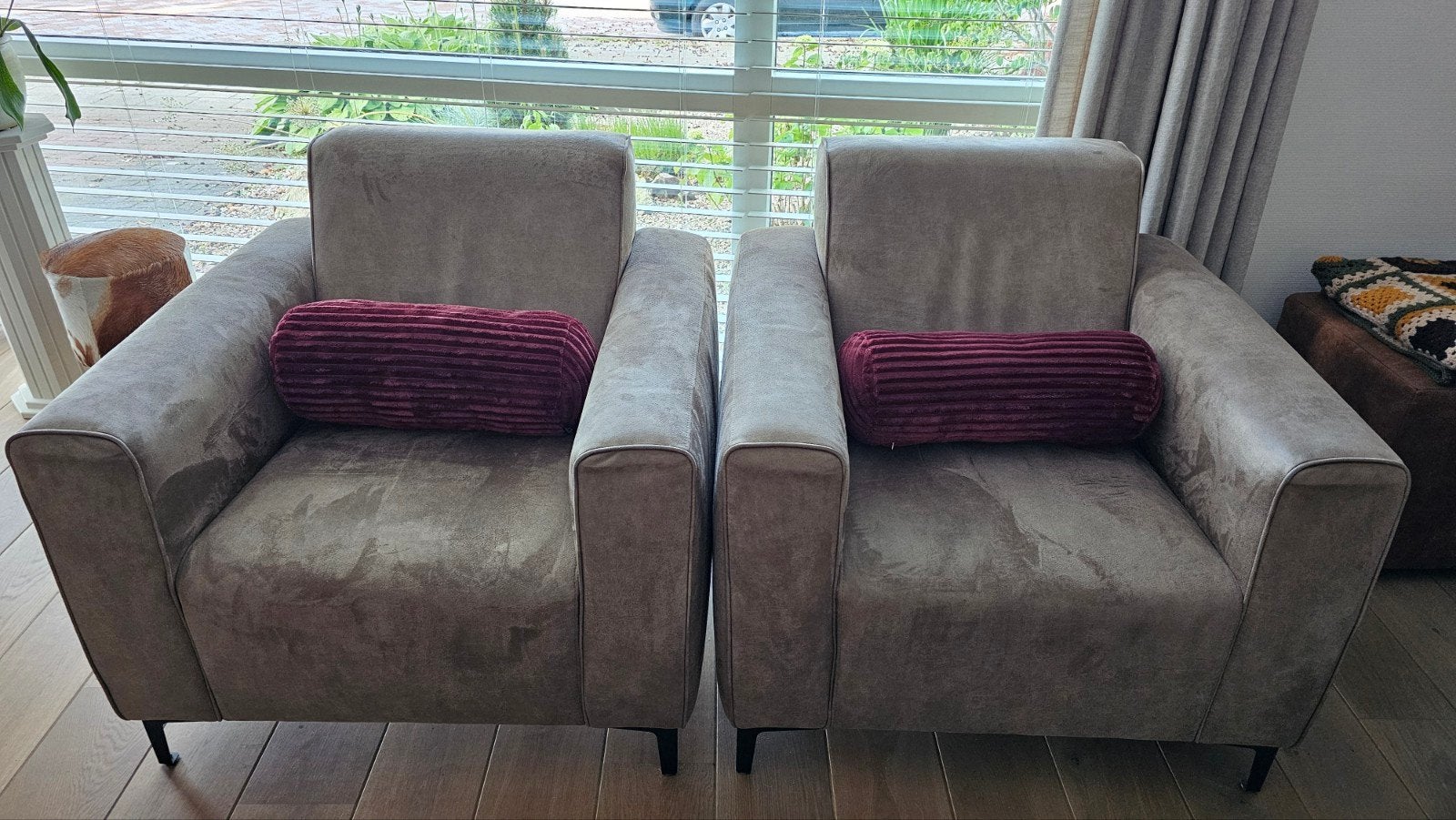 2x Fauteuil van Sevn - Comfortabel en Stijlvol, Ophalen, Gebruikt, 75 tot 100 cm, 75 tot 100 cm